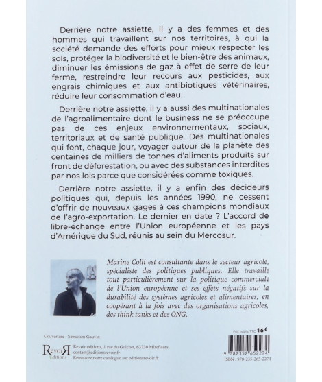Notre assiette mondialisée - Marine Colli